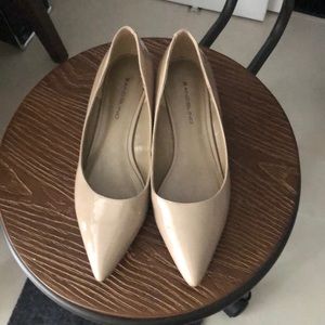 Bandolino 8 medium slip on patten   leather wedge